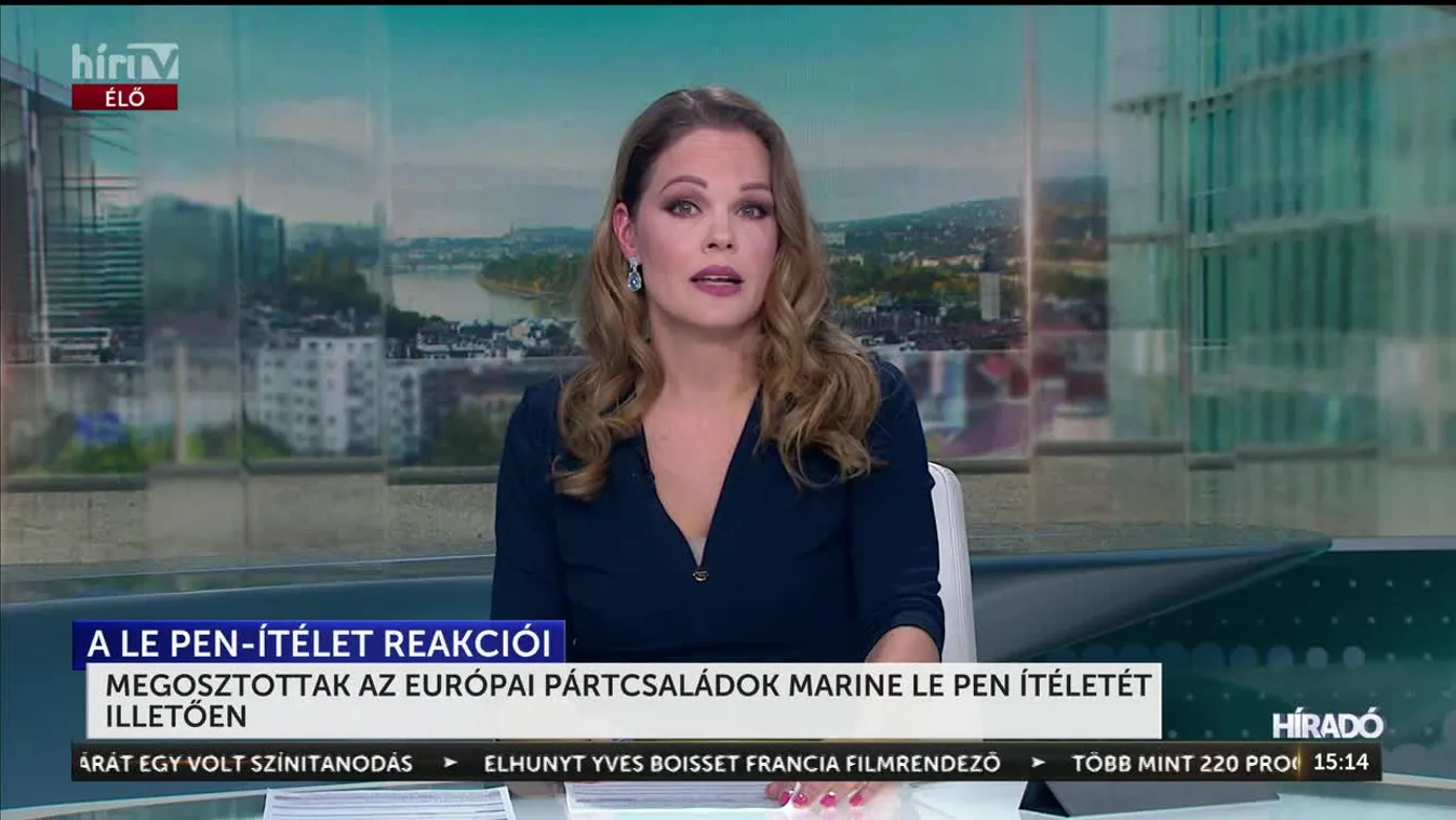 MEGOSZTOTTAK AZ EURÓPAI PÁRTCSALÁDOK MARINE LE PEN ÍTÉLETÉT ILLETŐEN