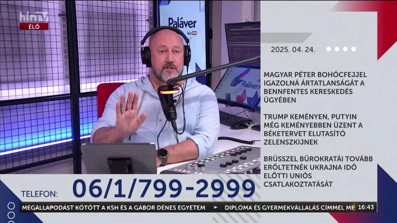 Paláver - Magyar Péter bohócfejjel igazolná az ártatlanságát + videó