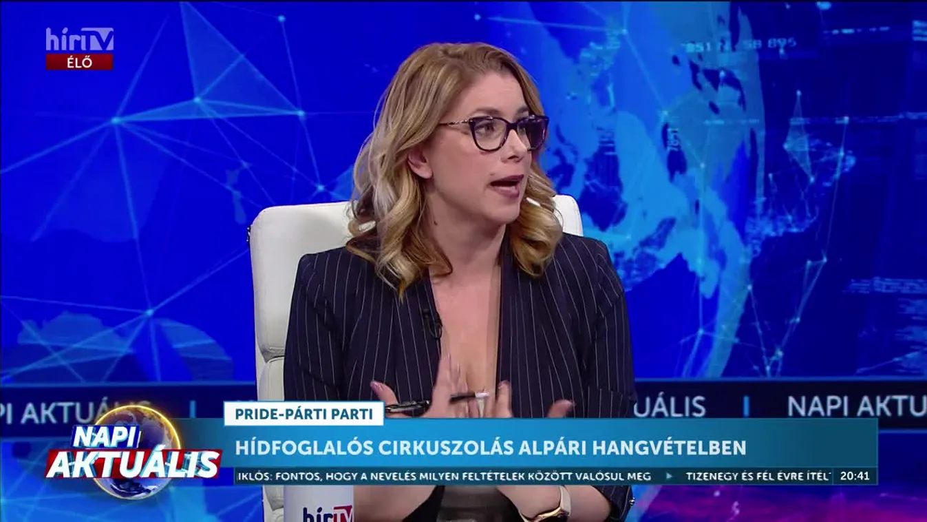 Napi aktuális - Futó Boglárka és Szabó Réka - Durván inzultálták a HírTV-s munkatársakat
