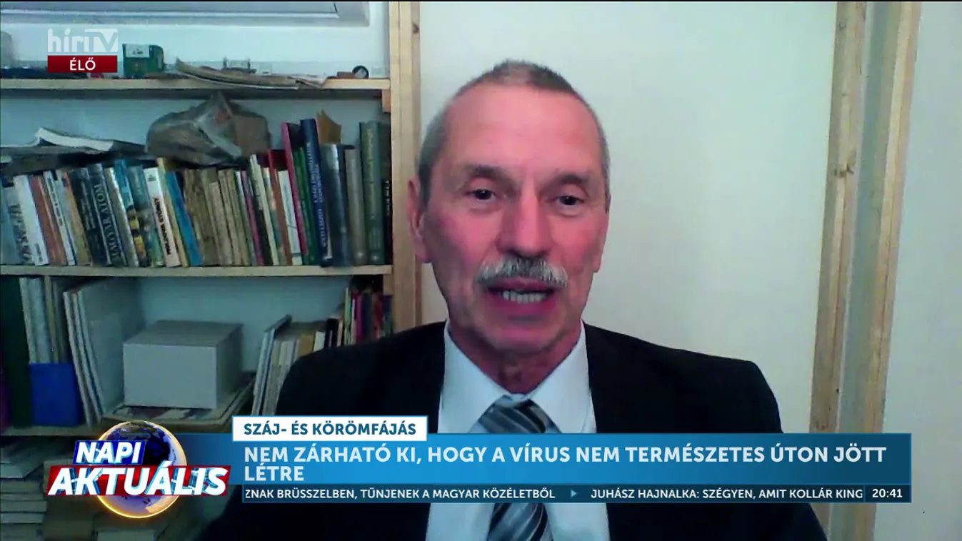 Napi Aktuális – Nem zárható ki, hogy a Magyarországon terjedő vírus mesterségesen előállított + videó