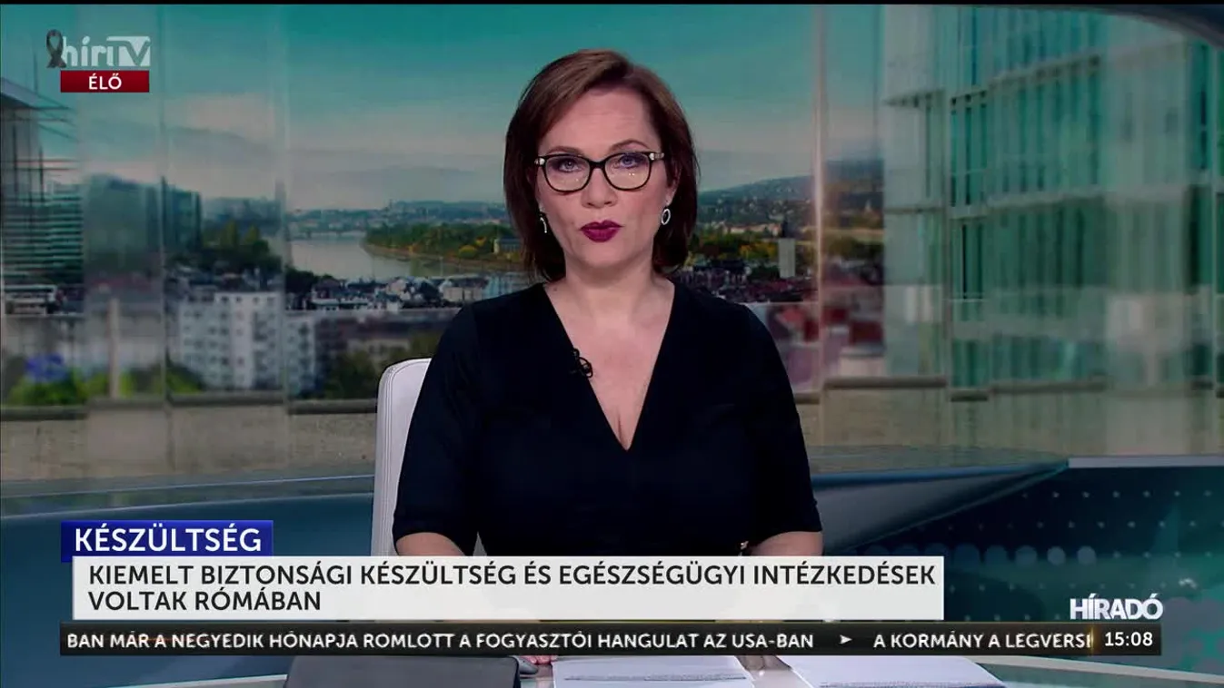 KIEMELT BIZTONSÁGI KÉSZÜLTSÉG ÉS EGÉSZSÉGÜGYI INTÉZKEDÉSEK VOLTAK RÓMÁBAN