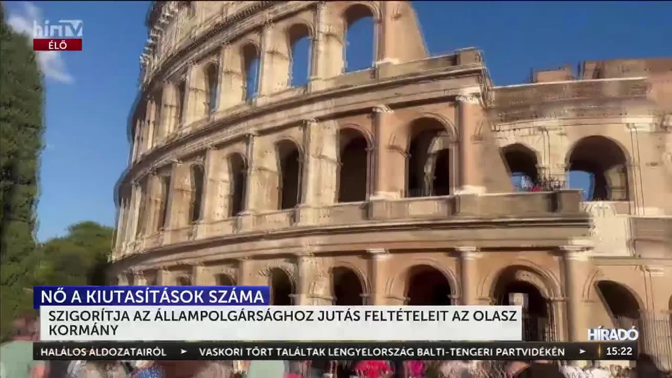 SZIGORÍTJA AZ ÁLLAMPOLGÁRSÁGHOZ JUTÁS FELTÉTELEIT AZ OLASZ KORMÁNY