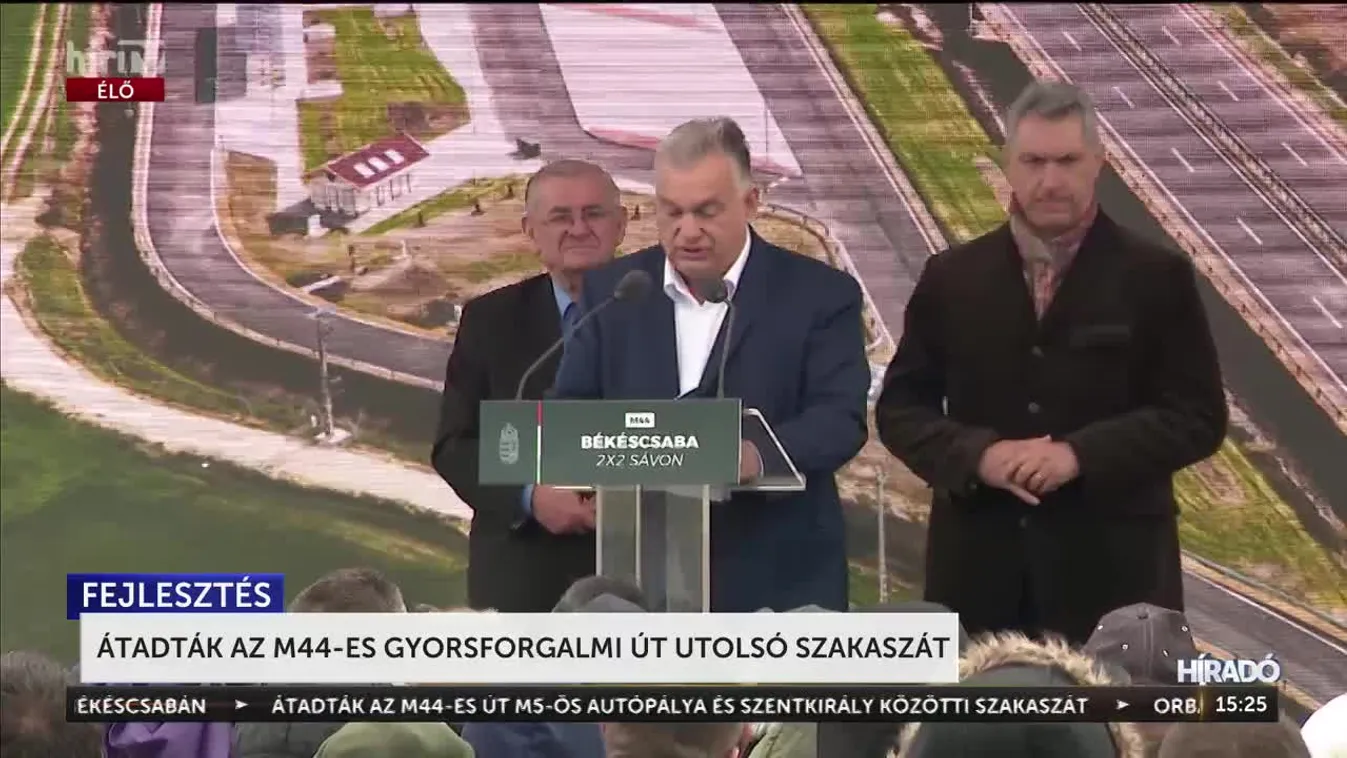 Átadták az M44-es gyorsforgalmi út utolsó szakaszát + videó