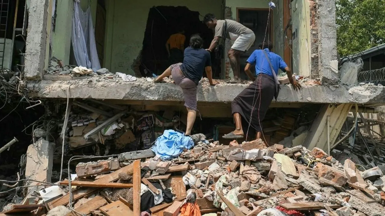 Mianmarban egyperces csenddel emlékeznek meg a földrengés halálos áldozatairól