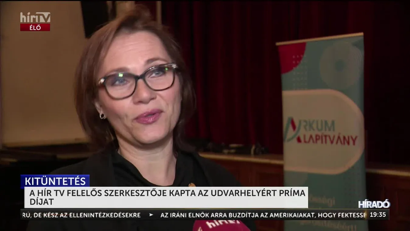 Székelyudvarhely kiválóságai közé választották a HírTV szerkesztő-műsorvezetőjét, Toth Adél Melindát + videó