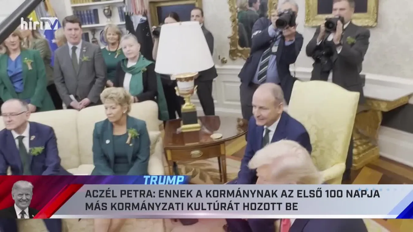 Trump mérlege az első 100 nap után
