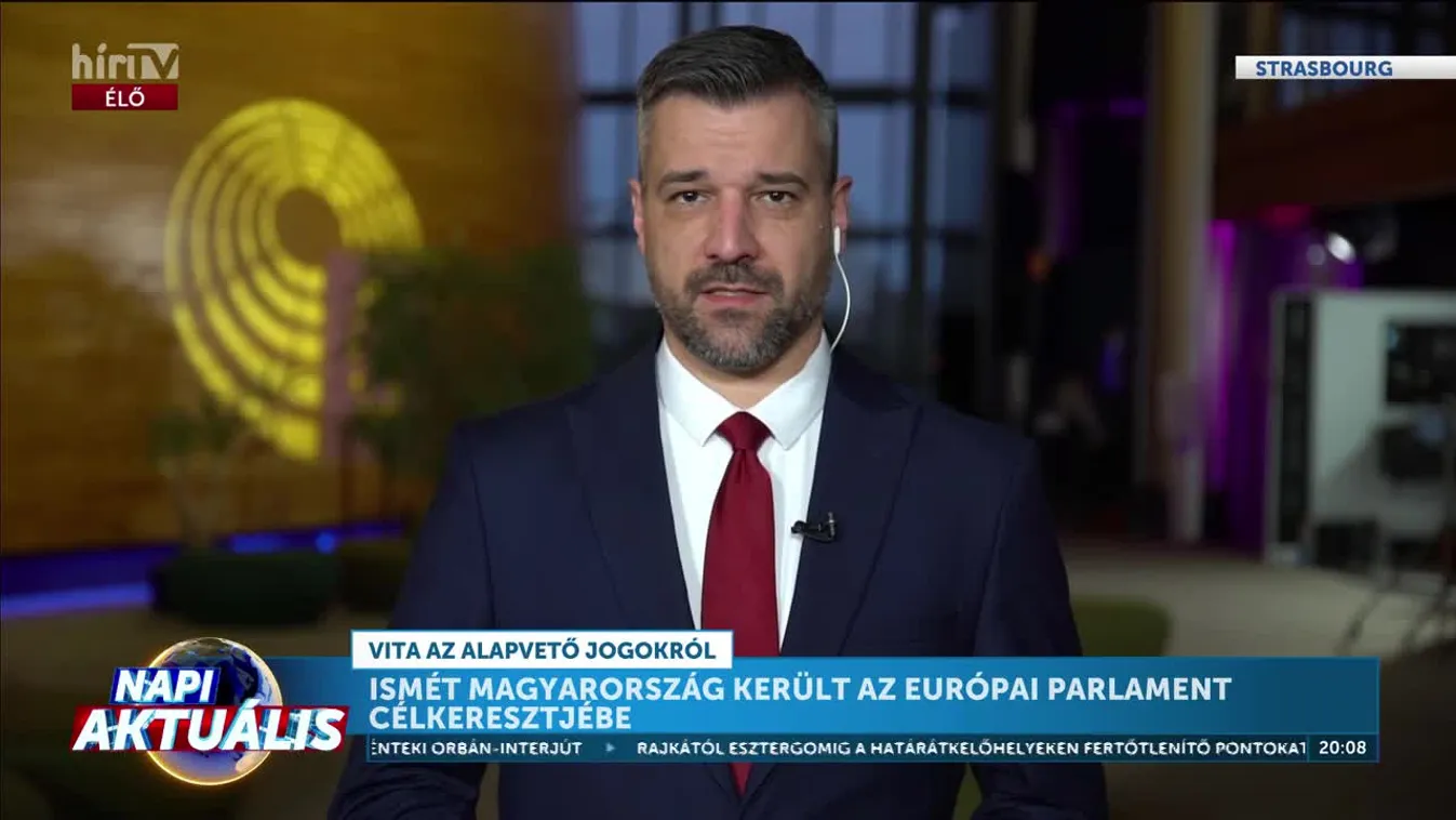 Napi aktuális - László András - Ismét Magyarország került az Európai Parlament célkeresztjébe