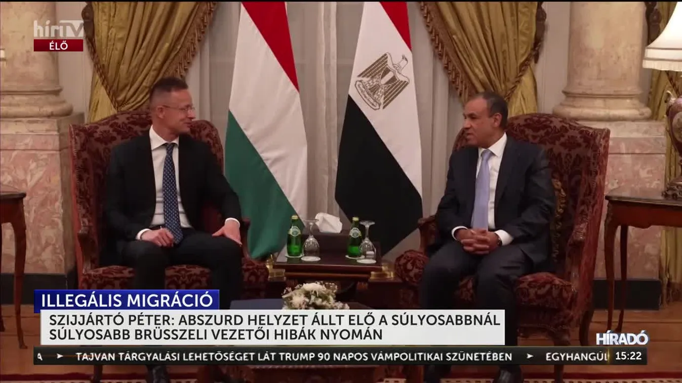 Szijjártó Péter: Abszurd helyzet állt elő a migráció tekintetében a súlyos vezetői hibák nyomán + videó