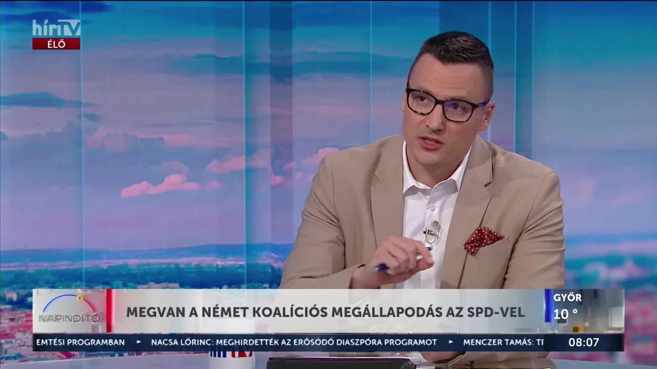 MEGVAN A NÉMET KOALÍCIÓS MEGÁLLAPODÁS AZ SPD-VEL