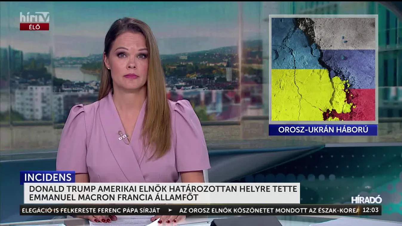 DONALD TRUMP AMERIKAI ELNÖK HATÁROZOTTAN HELYRE TETTE EMMANUEL MACRON FRANCIA ÁLLAMFŐT