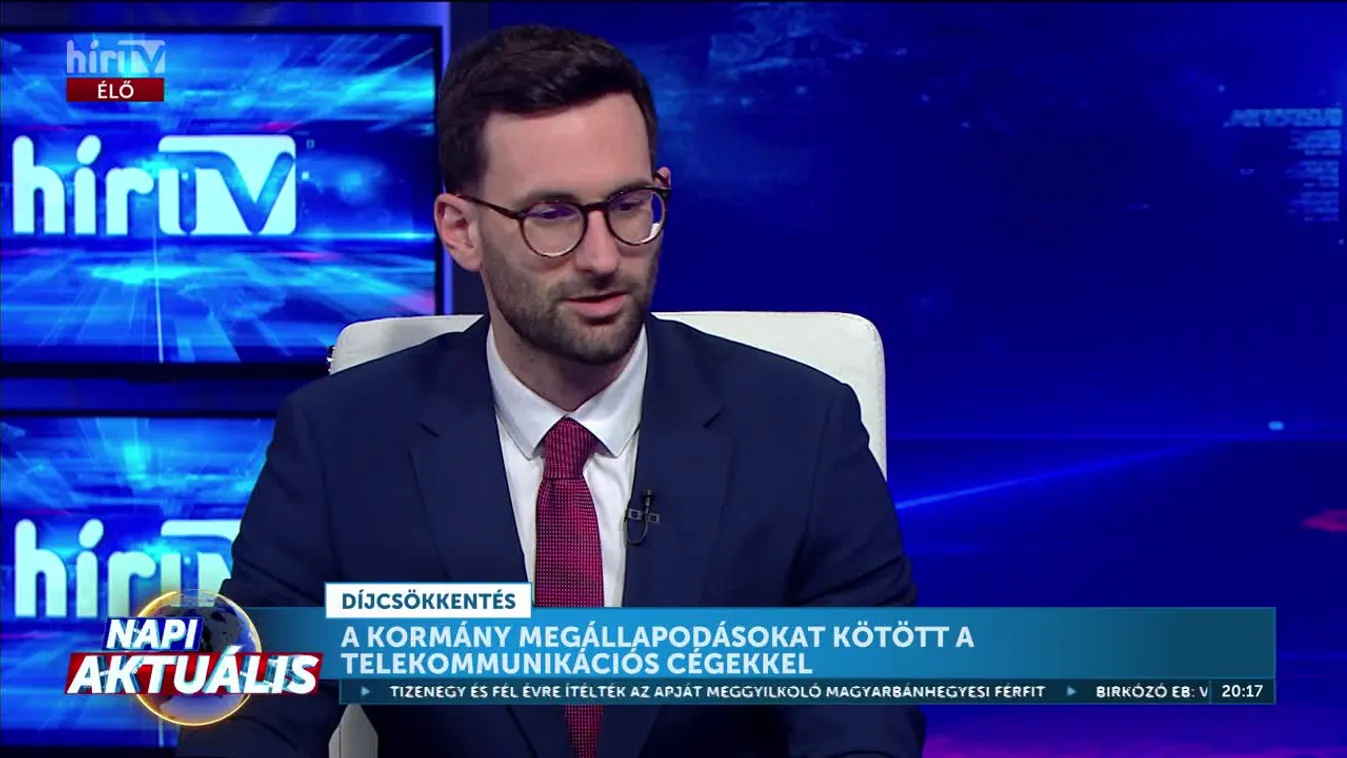 Napi aktuális - Palóc André - A kormány megállapodásokat kötött a telekommunikációs cégekkel