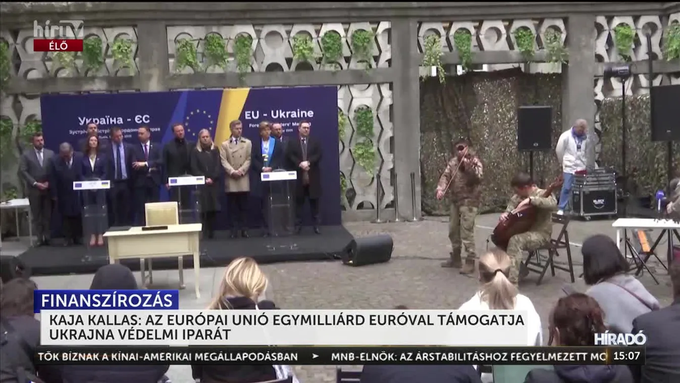 KAJA KALLAS: AZ EURÓPAI UNIÓ EGYMILLIÁRD EURÓVAL TÁMOGATJA UKRAJNA VÉDELMI IPARÁT