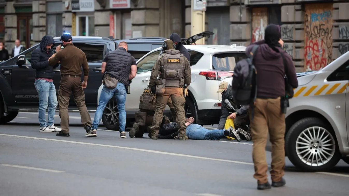 Akciófilmbe illő jelenet zajlott Budapest belvárosában péntek délután