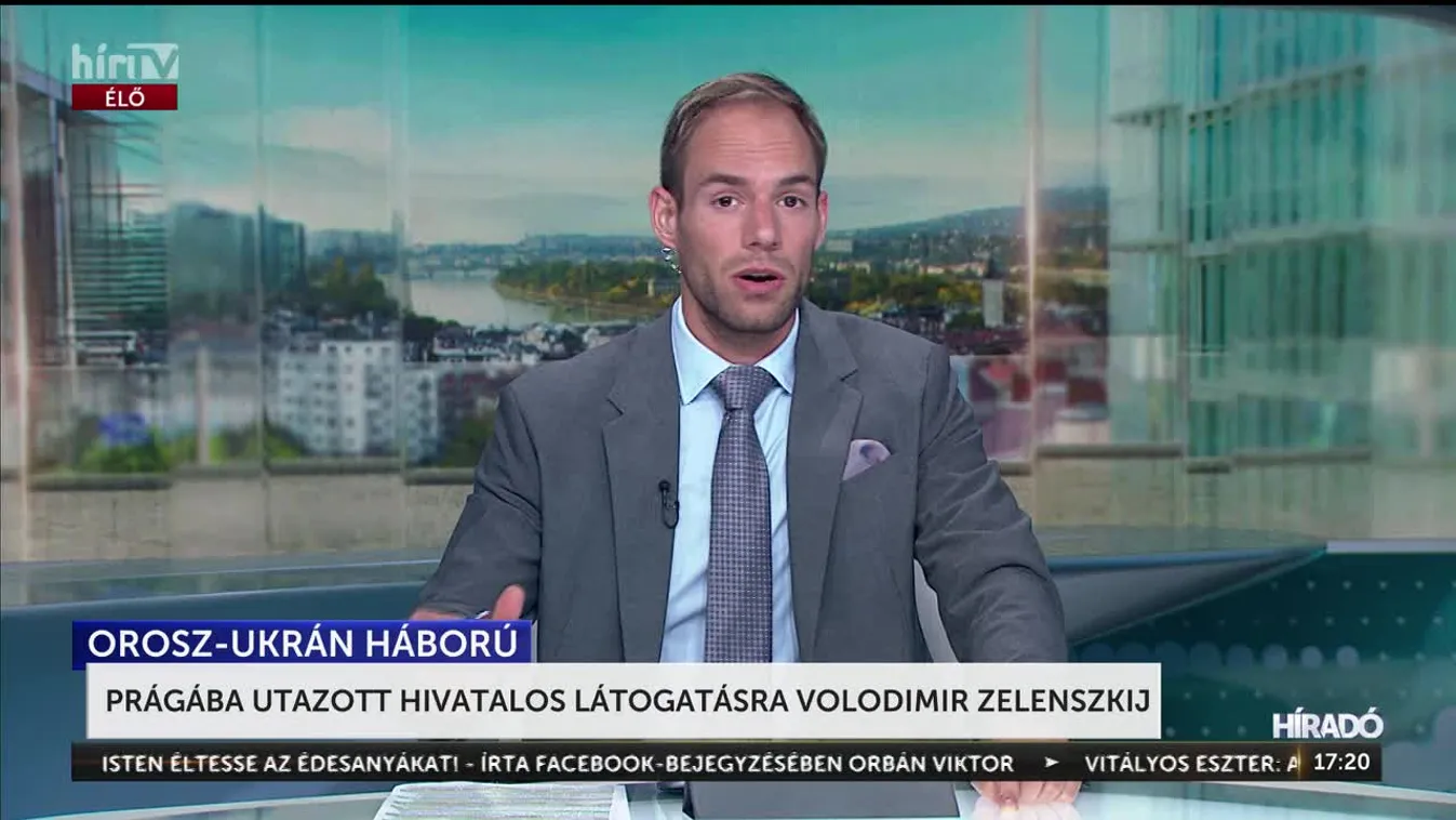 Prágába utazott Volodimir Zelenszkij