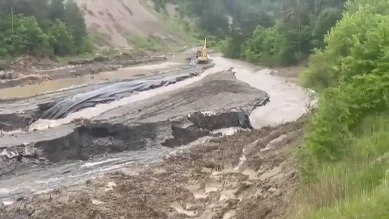 Üzent a Hargita Megyei Tanács elnöke a parajdi katasztrófa közeli helyzet kialakulása után + videó