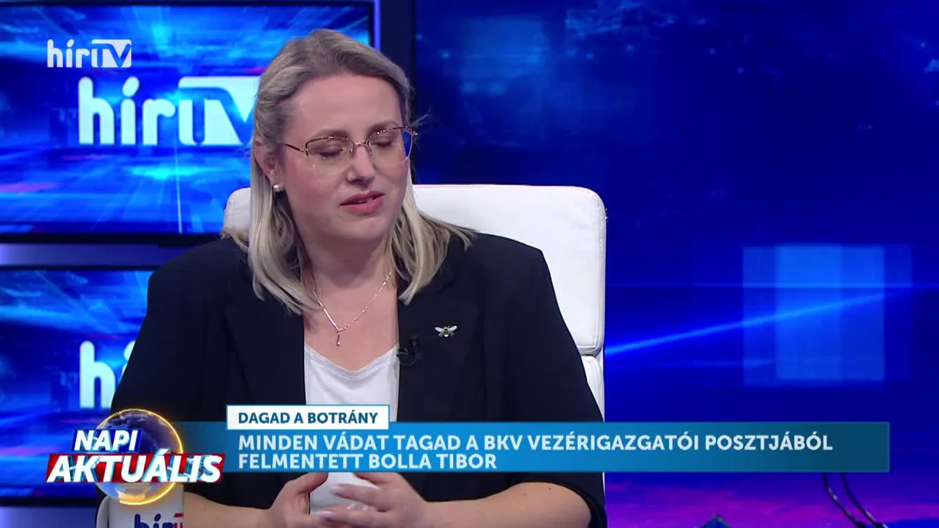 Minden vádat tagad a BKV vezérigazgatói posztjából felmentett Bolla Tibor