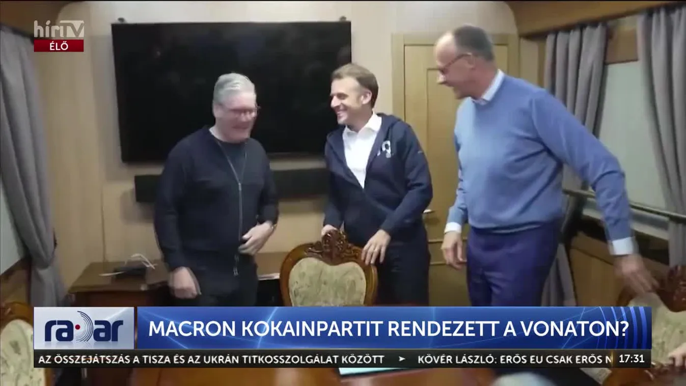 Radar – Macron kokainpartit rendezett a vonaton?
