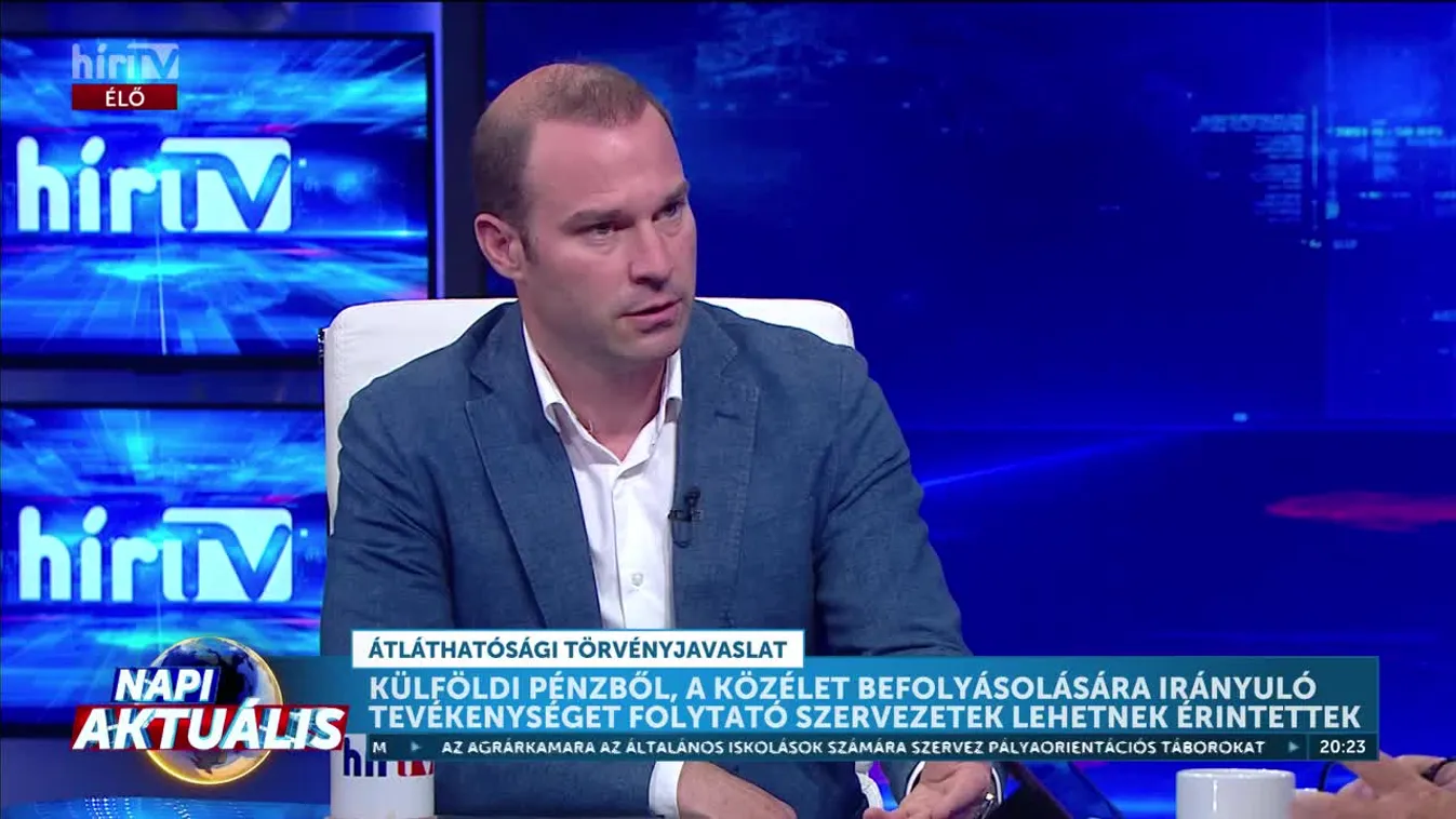 Napi aktuális - Hollik István: 2022-ben több millió dollárral támogatták külföldről a baloldali összefogást + videó