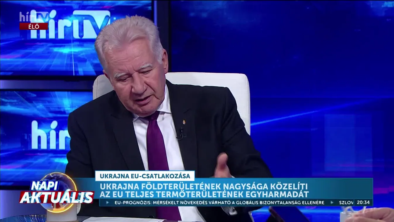 Napi aktuális - Jakab István: Ukrajna uniós csatlakozása hatalmas rombolást végezne a magyar gazdaságban + videó