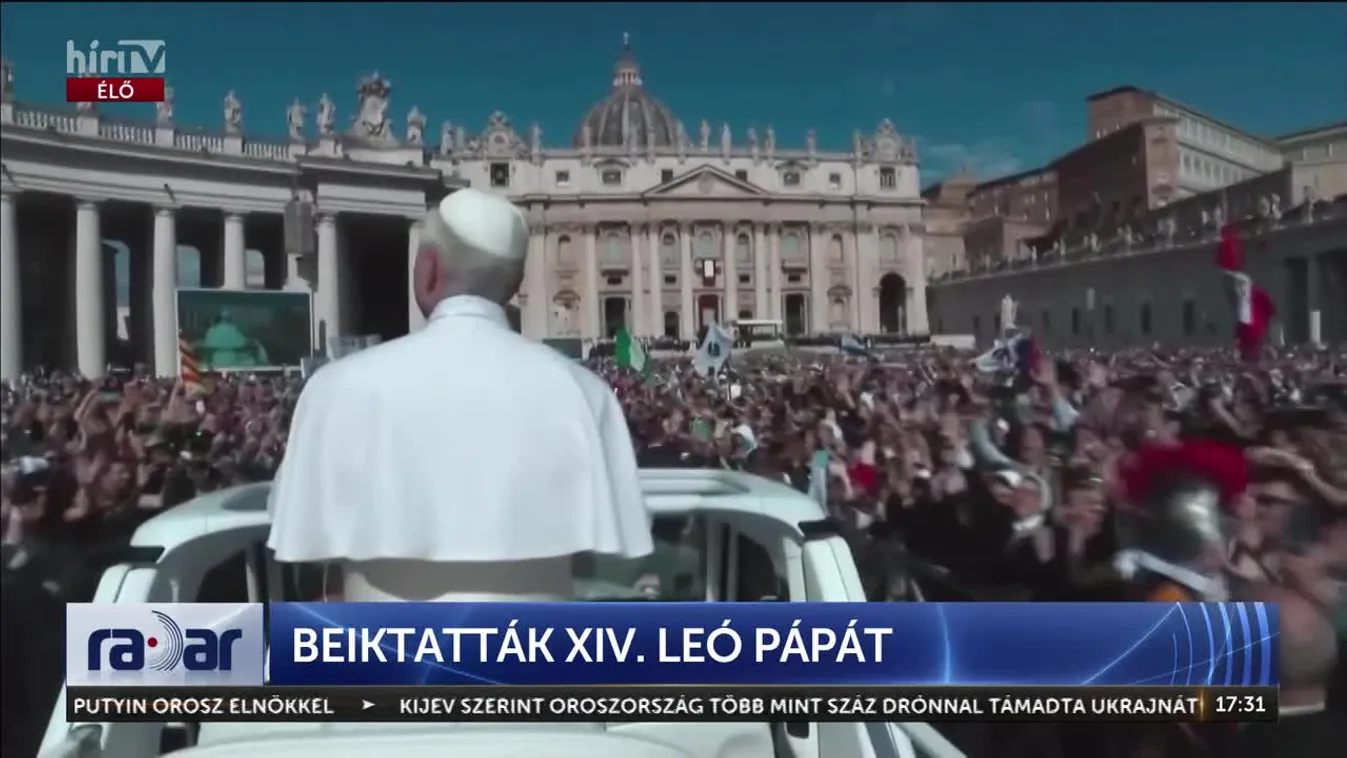 Radar - Beiktatták XIV. Leó pápát