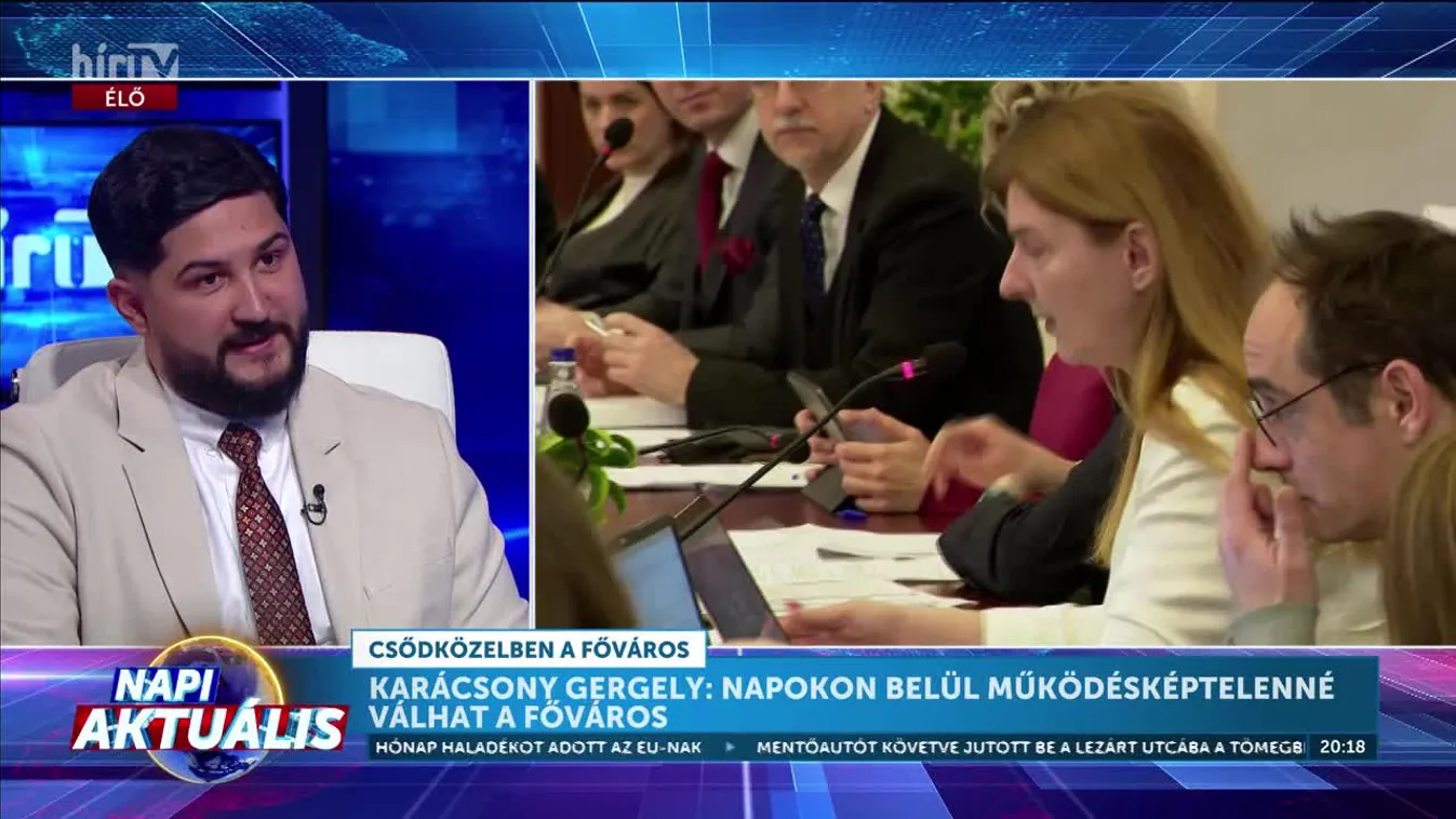 Napi aktuális - Radics Béla - Budapest költségvetése jogszabályellenes