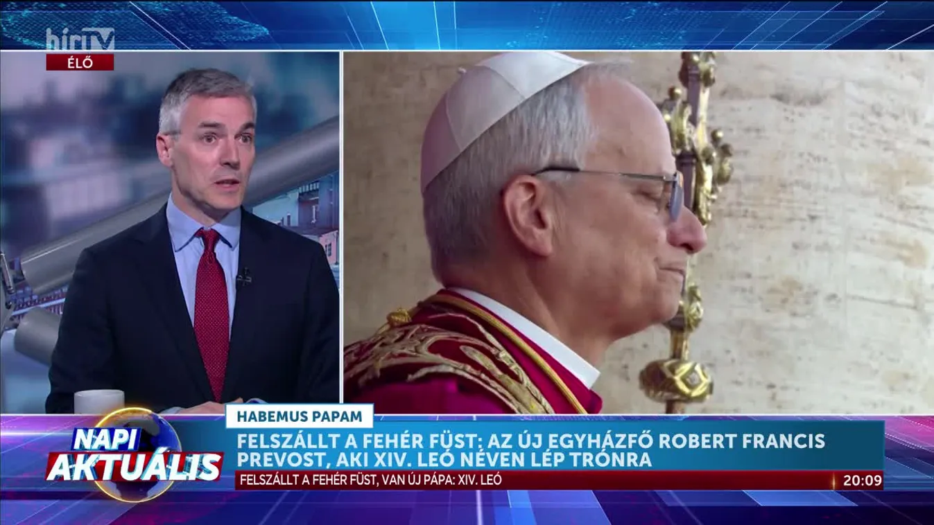 Napi aktuális - Felszállt a fehér füst