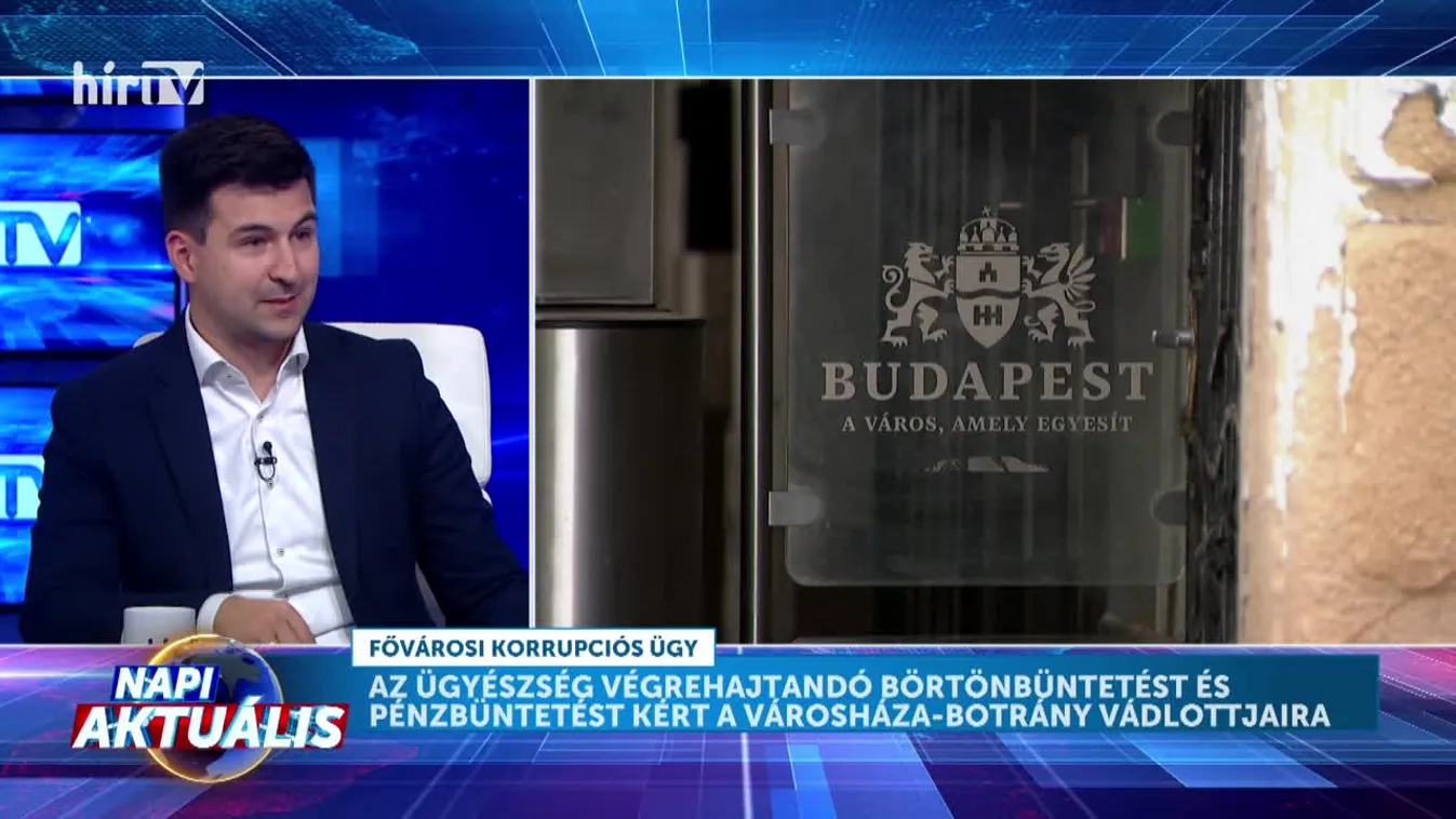 Napi aktuális - Gulyás Gergely Kristóf: Vádat emeltek a Városháza-ügyben + videó