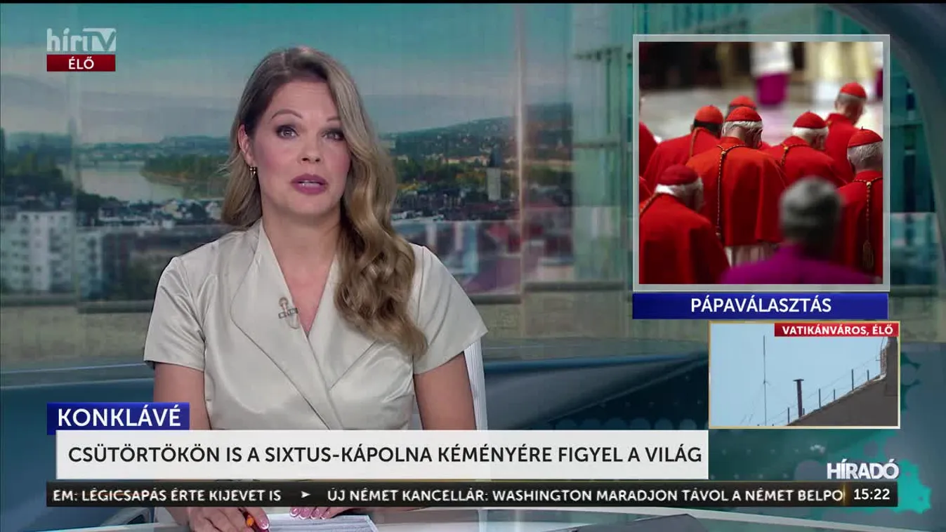 CSÜTÖRTÖKÖN IS A SIXTUS-KÁPOLNA KÉMÉNYÉRE FIGYEL A VILÁG