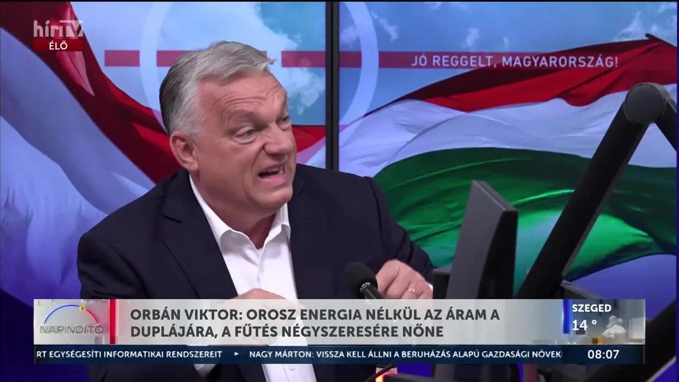 ORBÁN VIKTOR LÉNYEGES GAZDASÁGI KÉRDÉSEKRŐL BESZÉLT