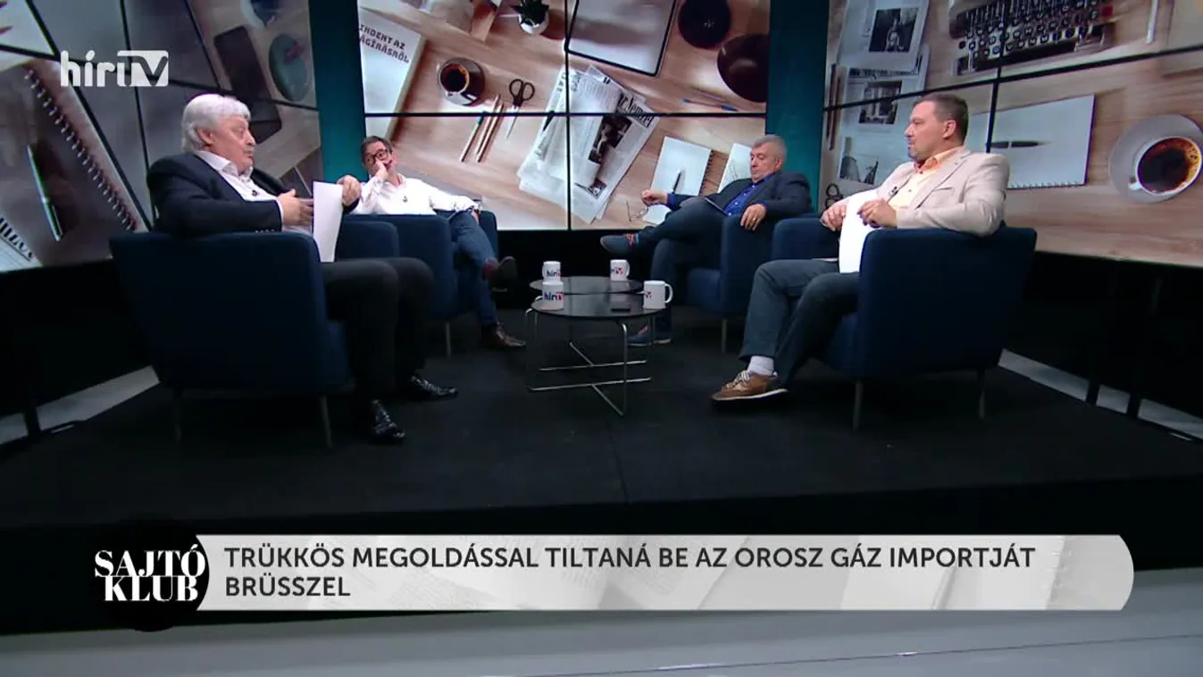 Sajtóklub - Trükkös megoldással tiltaná be az orosz gáz importját Brüsszel + videó