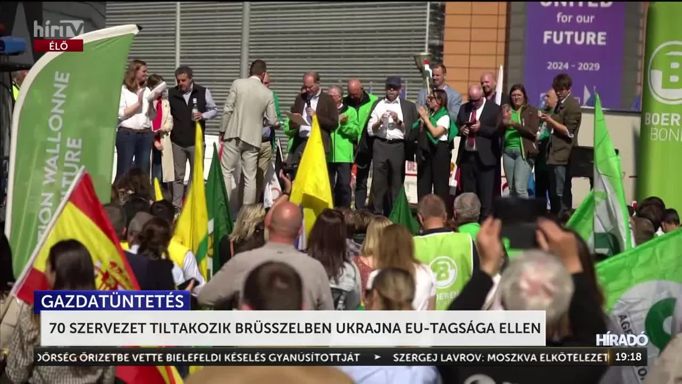 70 SZERVEZET TILTAKOZIK BRÜSSZELBEN UKRAJNA EU-TAGSÁGA ELLEN