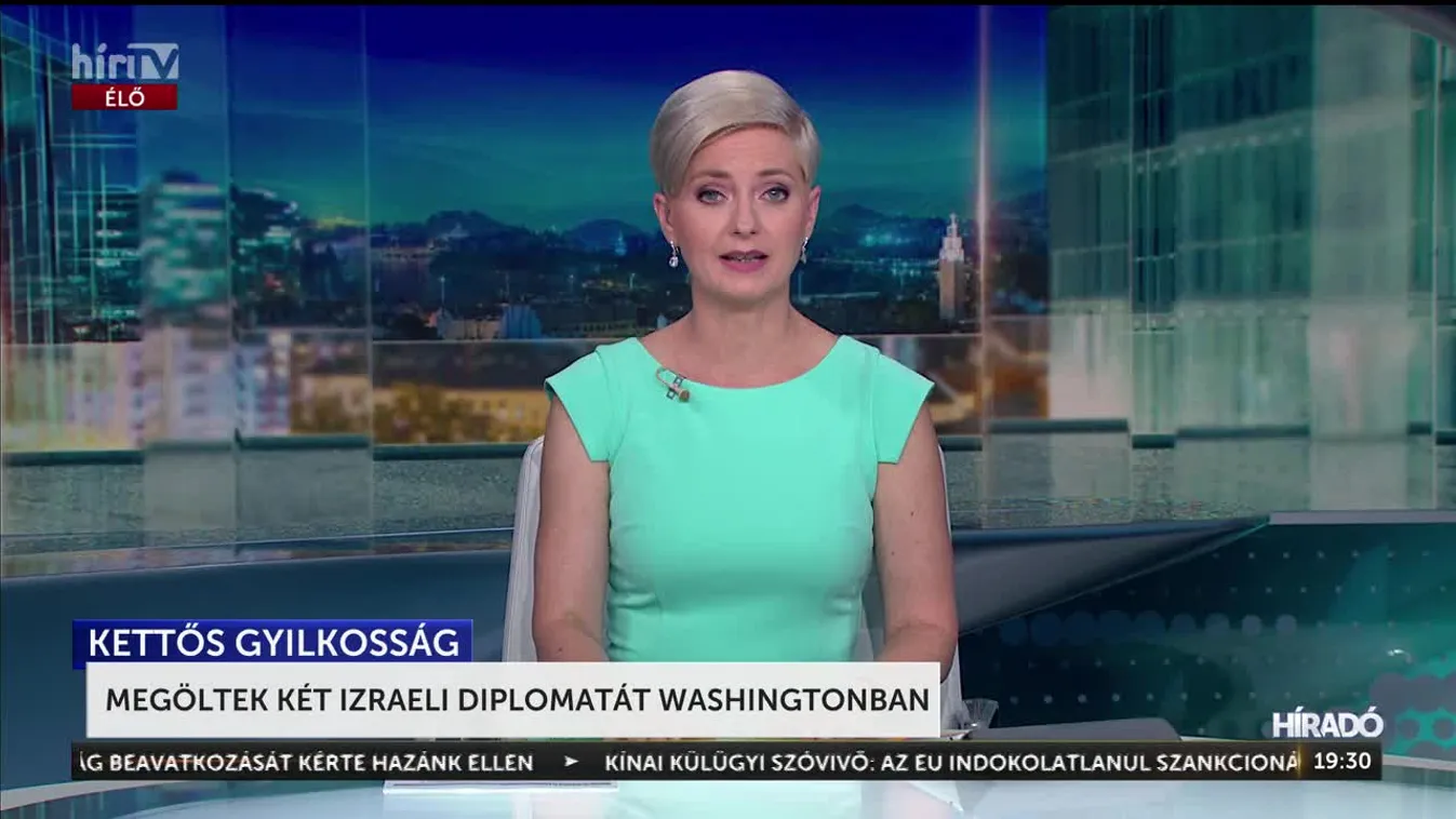 MEGÖLTEK KÉT IZRAELI DIPLOMATÁT WASHINGTONBAN