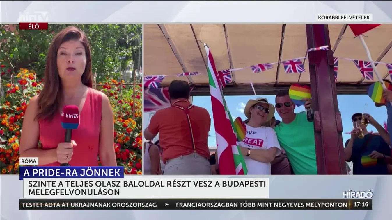 Az olasz baloldal Budapestre készül, hogy részt vegyen a Pride-on + videó