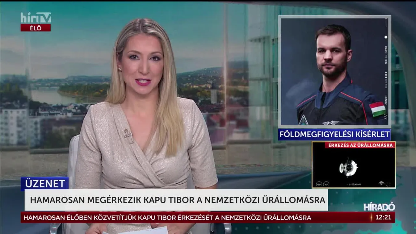 Hamarosan megérkezik Kapu Tibor a Nemzetközi Űrállomásra