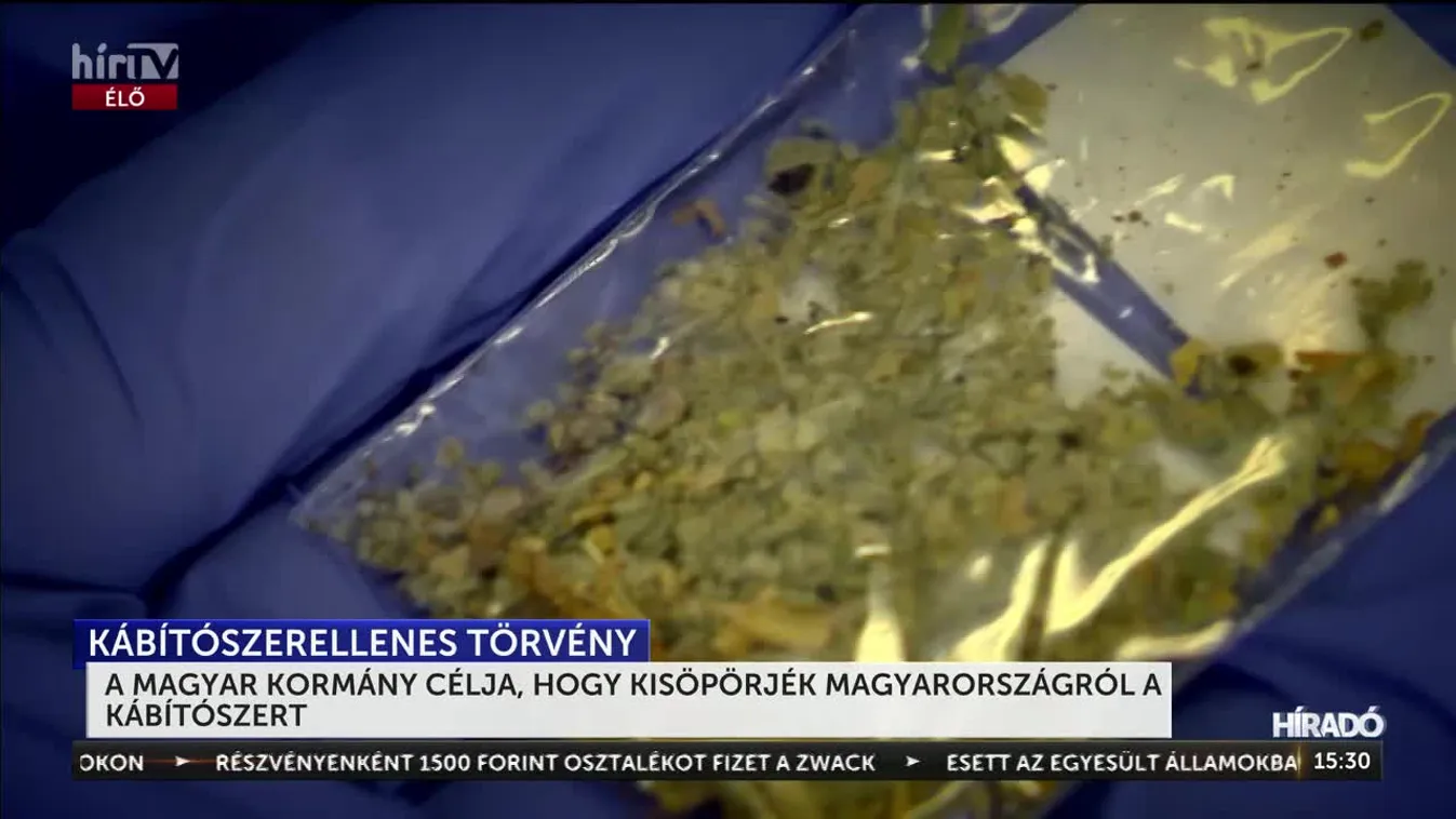 A MAGYAR KORMÁNY CÉLJA, HOGY KISÖPÖRJÉK MAGYARORSZÁGRÓL A KÁBÍTÓSZERT
