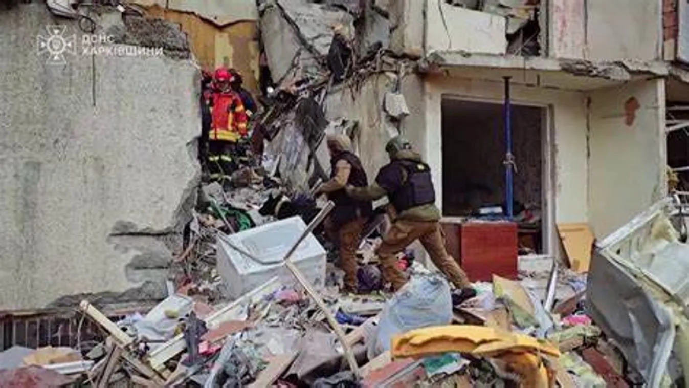 Ukrán légierő: Harkivban ketten meghaltak és sokan megsebesültek az éjszakai légitámadásban