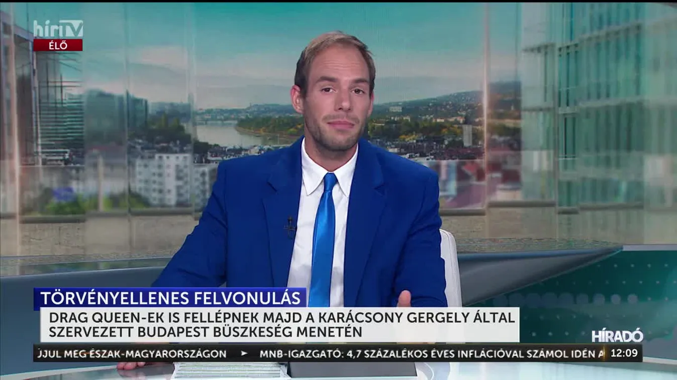 DRAG QUEEN-EK IS FELLÉPNEK MAJD A KARÁCSONY GERGELY ÁLTAL SZERVEZETT BUDAPEST BÜSZKESÉG MENETÉN