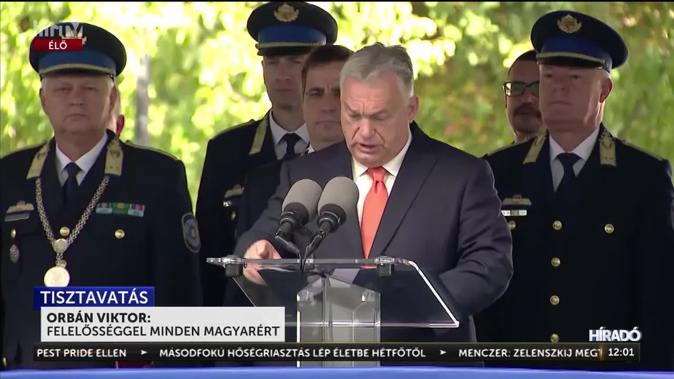 Orbán Viktor: Megvédjük a magyar emberek életét, békéjét, tulajdonát és szabadságát