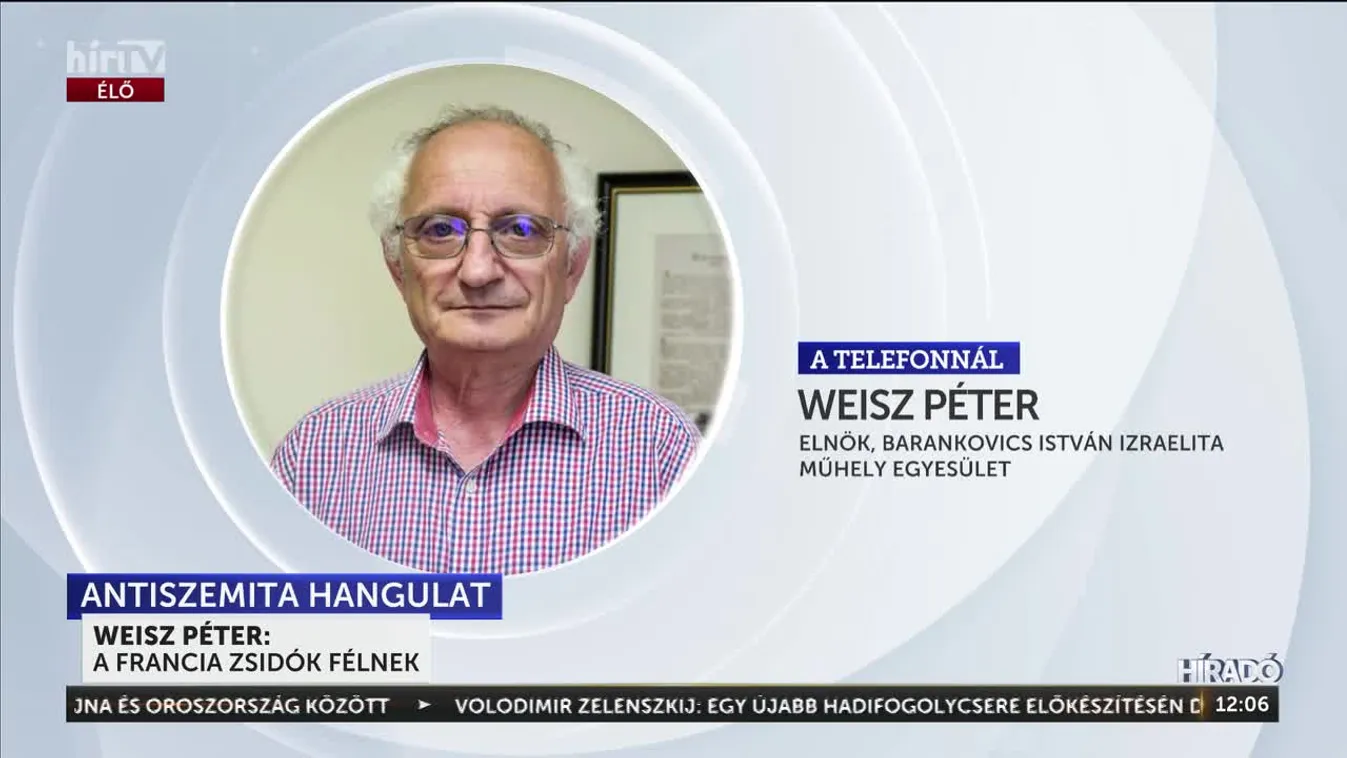 Weisz Péter: A francia zsidók félnek