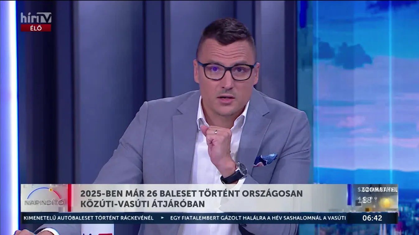 2025-ben már 26 baleset történt közúti-vasúti átjáróban