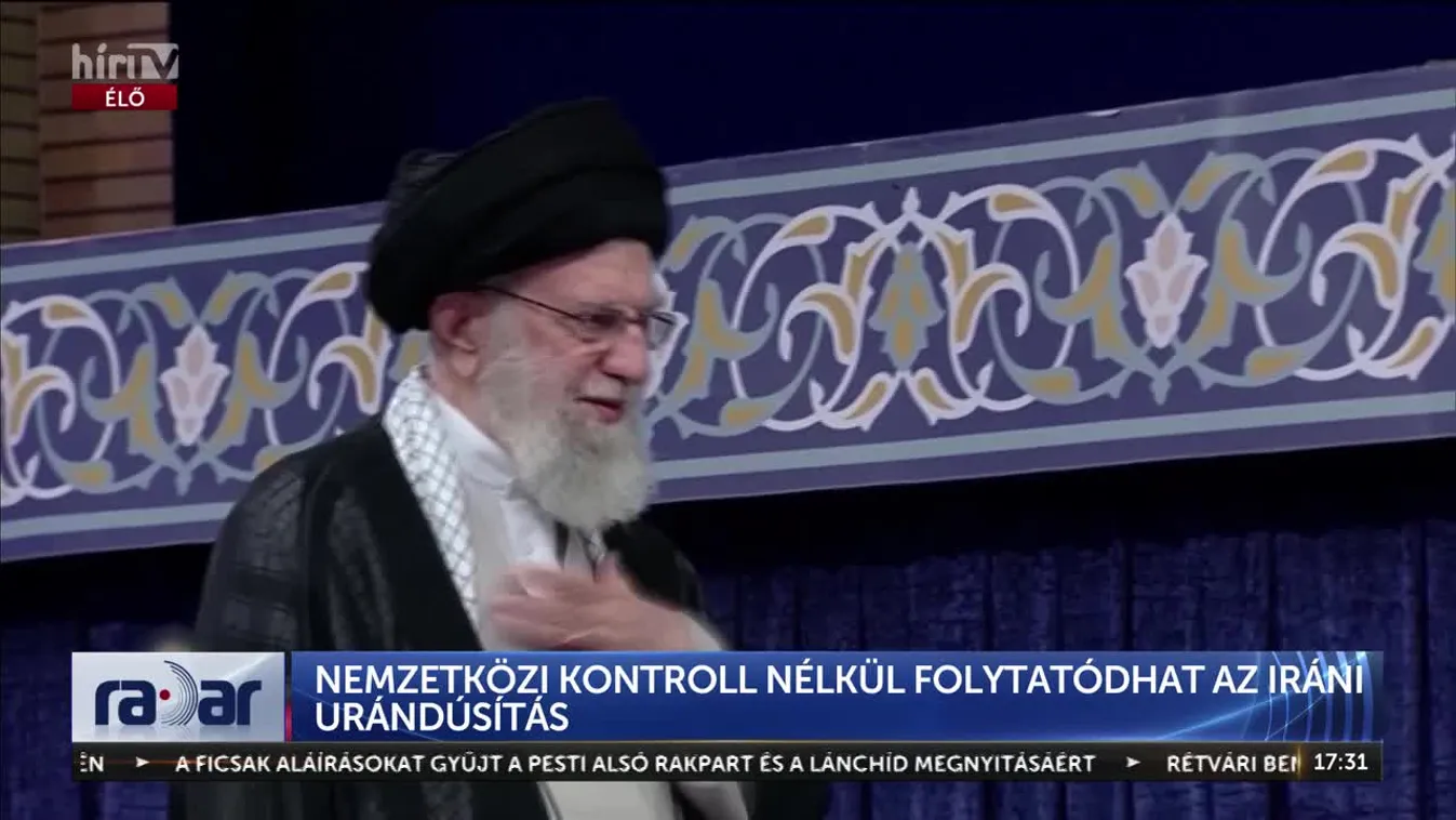 Radar - NEMZETKÖZI KONTROLL NÉLKÜL FOLYTATÓDHAT AZ IRÁNI URÁNDÚSÍTÁS
