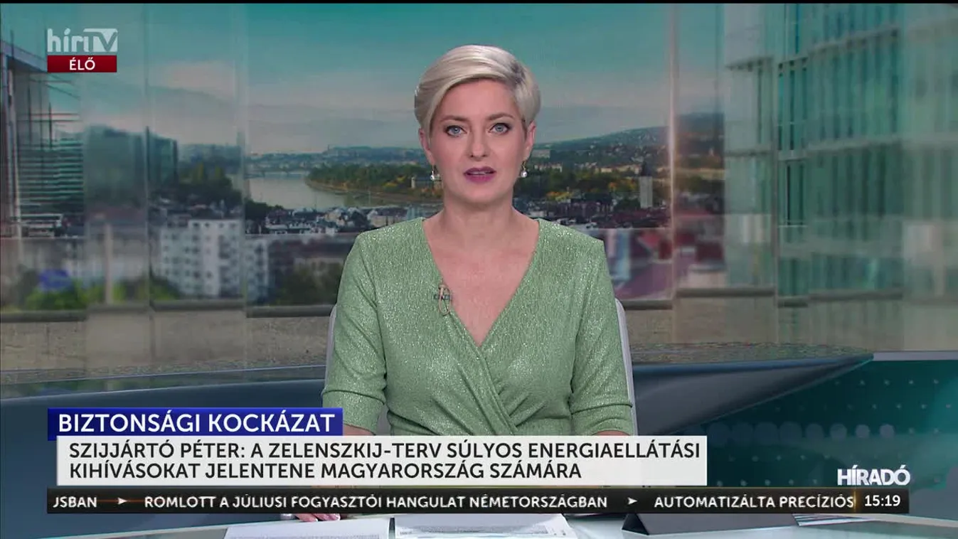 SZIJJÁRTÓ PÉTER: A ZELENSZKIJ-TERV SÚLYOS ENERGIAELLÁTÁSI KIHÍVÁSOKAT JELENTENE MAGYARORSZÁG SZÁMÁRA