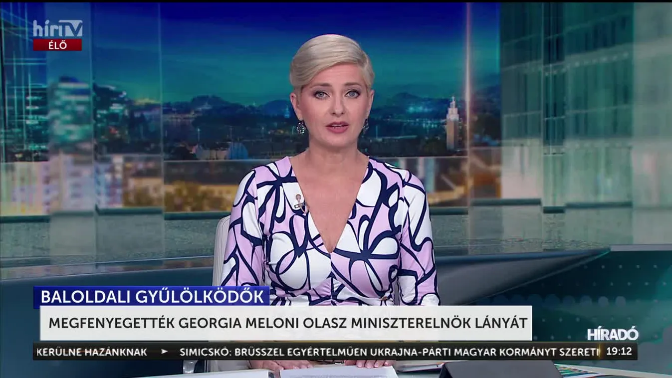 MEGFENYEGETTÉK GEORGIA MELONI OLASZ MINISZTERELNÖK LÁNYÁT