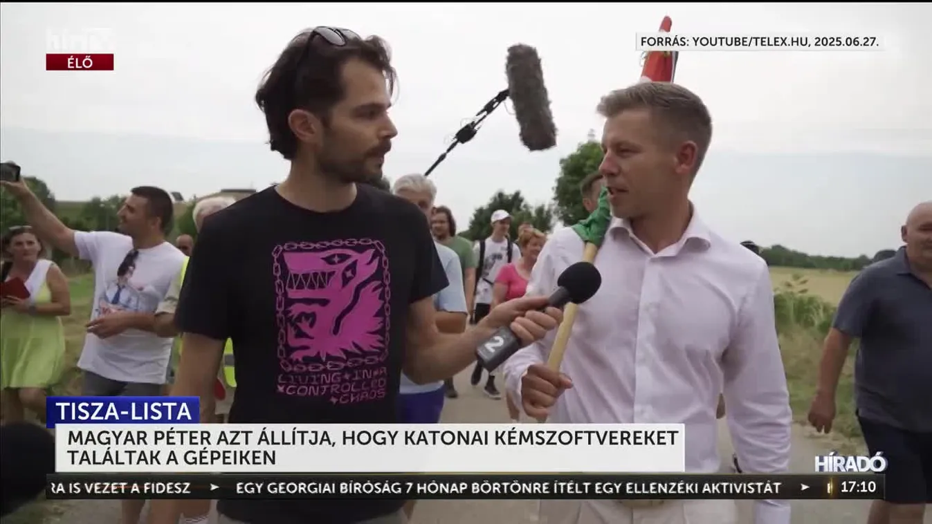 Magyar Péter azt állítja, hogy kémszoftvert telepítettek a gépeikre