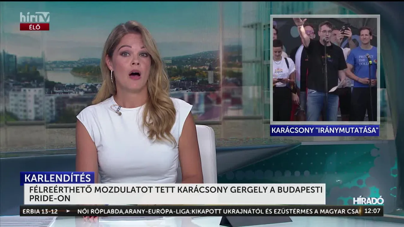 FÉLREÉRTHETŐ MOZDULATOT TETT KARÁCSONY GERGELY A BUDAPESTI PRIDE-ON