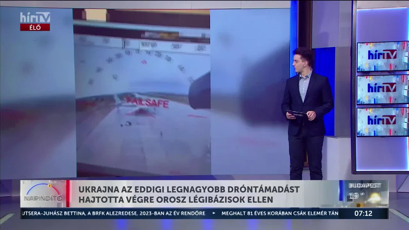 Ukrajna az eddigi legnagyobb dróntámadást hajtotta végre orosz légibázisok ellen