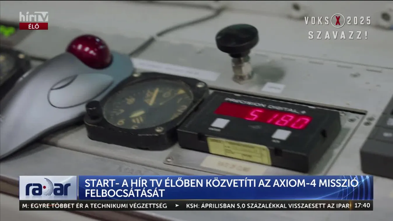 Radar - START- A HÍR TV ÉLŐBEN KÖZVETÍTI AZ AXIOM-4 MISSZIÓ FELBOCSÁTÁSÁT