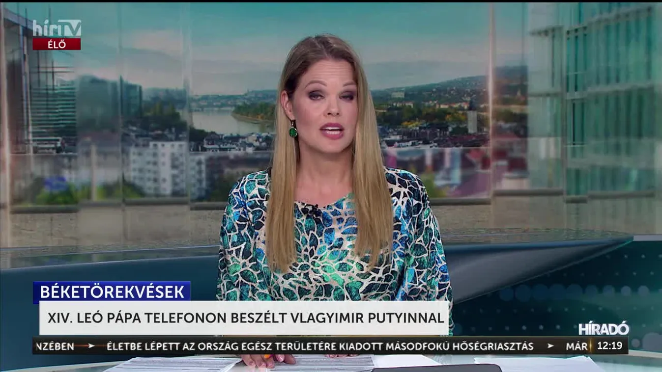 XIV. LEÓ PÁPA TELEFONON BESZÉLT VLAGYIMIR PUTYINNAL