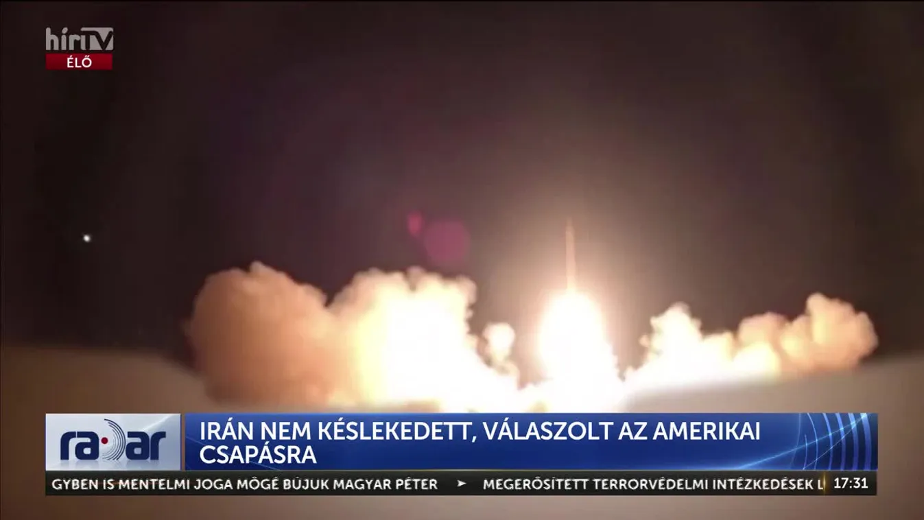 Radar - IRÁN NEM KÉSLEKEDETT, VÁLASZOLT AZ AMERIKAI CSAPÁSRA