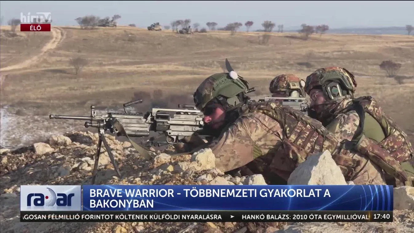 Radar – Brave Warrior - Többnemzeti gyakorlat a Bakonyban